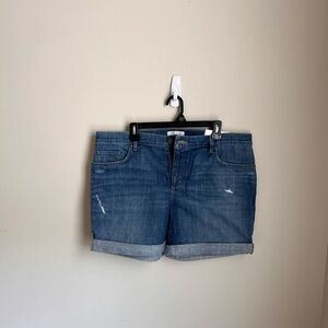 LOFT Blue Denim Jean Shorts